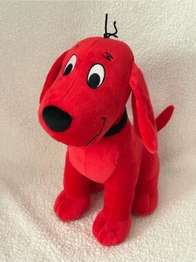Kohl's Red Plush Dog Toy with Black Details